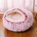 Soft Plush Pet Bed for Cats & Dogs
