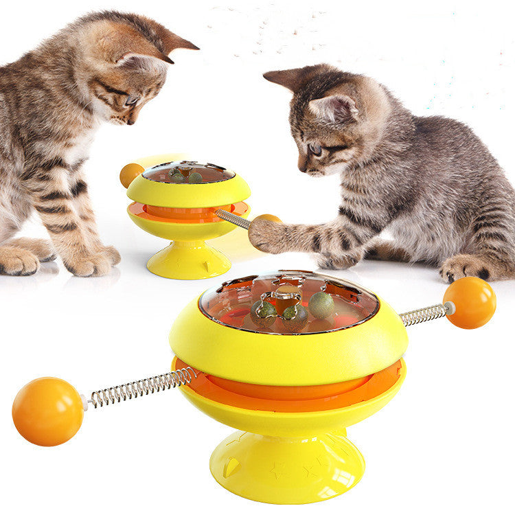 Interactive Catnip Turntable Toy