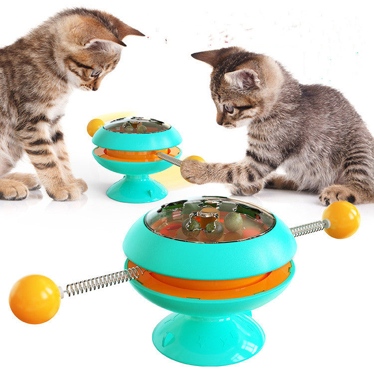 Interactive Catnip Turntable Toy