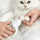 LED Light Cat Dog Nail Clipper Cutter