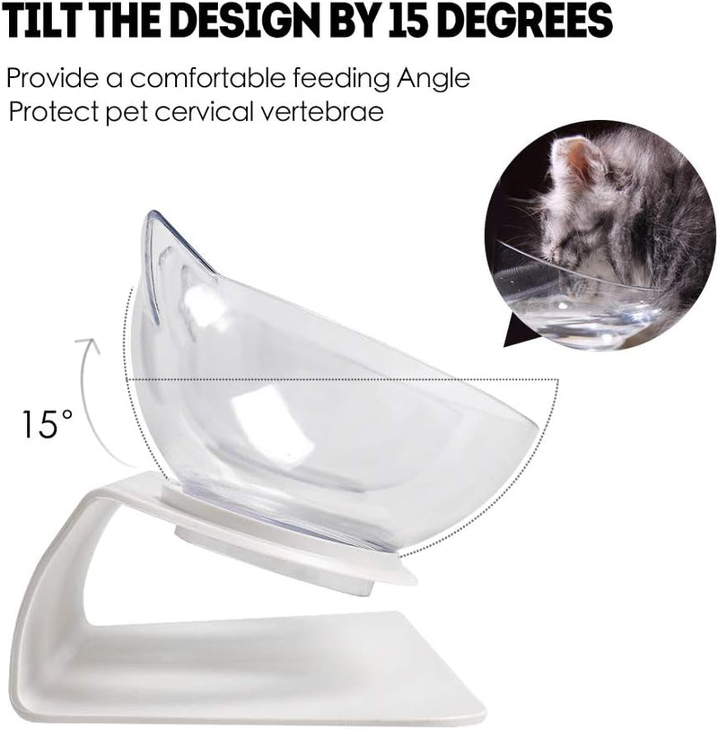 Non-Slip Double Cat & Dog Bowl with Stand 