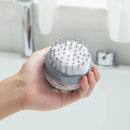 Minimalist Style Manually Adding Liquid Shampoo Shower Cleaning Shower Brush Comb Silicone Massage Brush Hair Brush