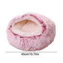 Soft Plush Pet Bed for Cats & Dogs