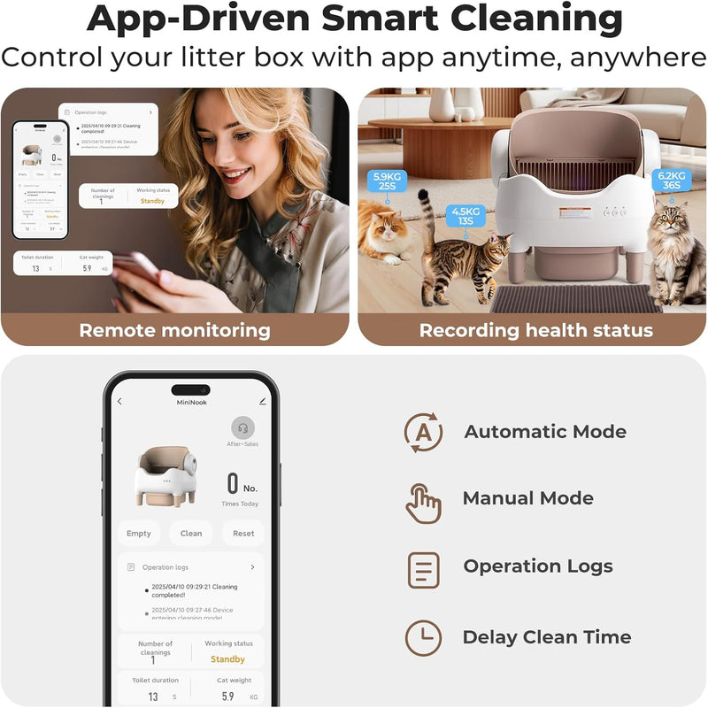 Self Cleaning Litter Box