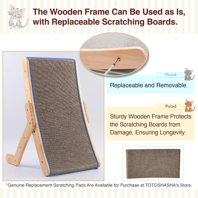 Wooden Cat Scratcher