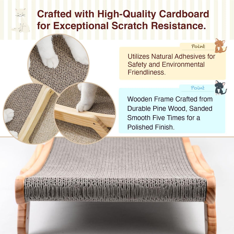 Wooden Cat Scratcher