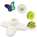 Interactive 360° Flutter Bug Cat Toy