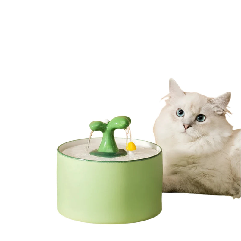 Automatic Ceramic Cat Water Fountain