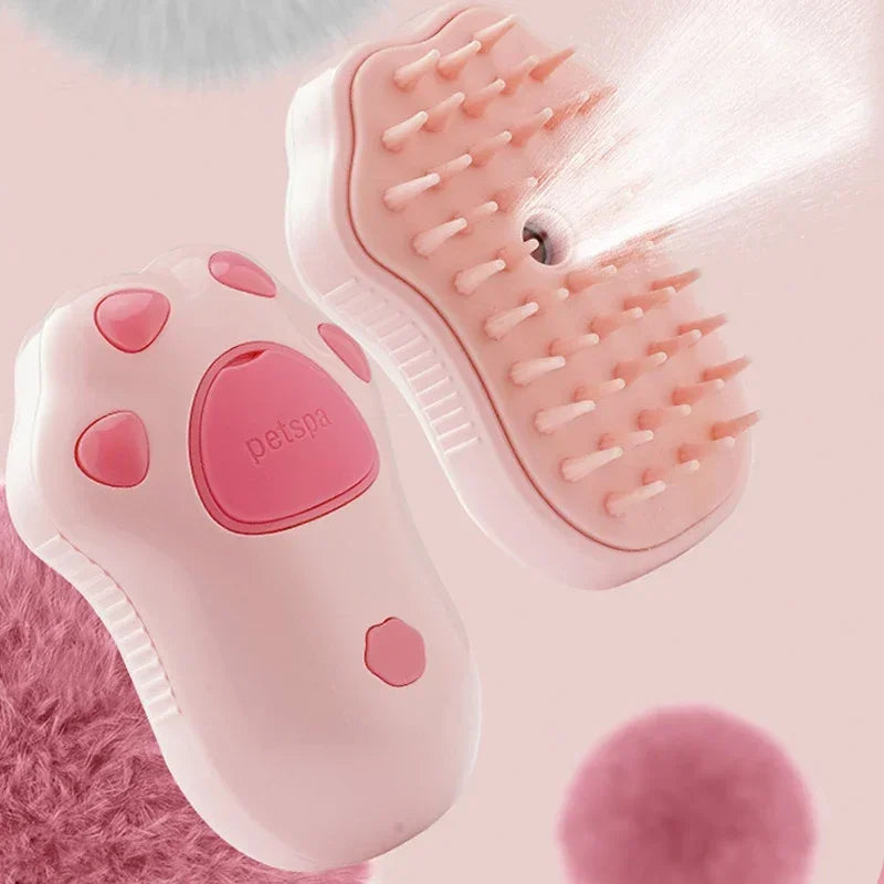 Electric Paw-Shaped Steam Brush