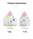 Ceramic Mushroom Cat Water Fountain