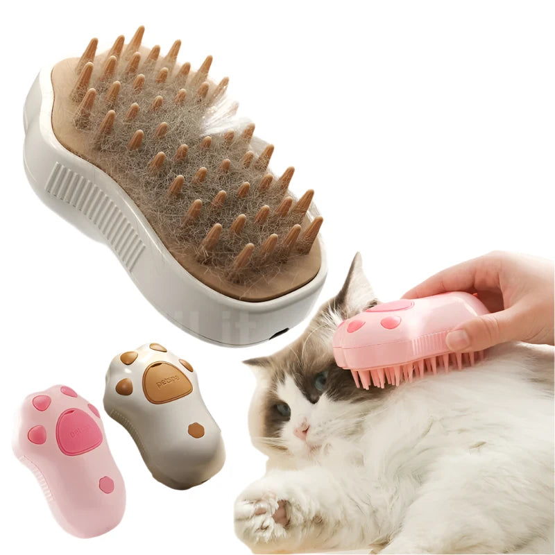 Electric Paw-Shaped Steam Brush