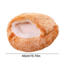 Soft Plush Pet Bed for Cats & Dogs