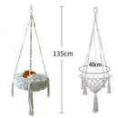 Cotton Rope Cat Hammock with Cushion
